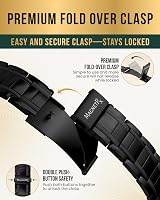 MagnetRX 3X Strength Magnetic Bracelet for Men Titanium Black Clasp Sizing Tool view 5