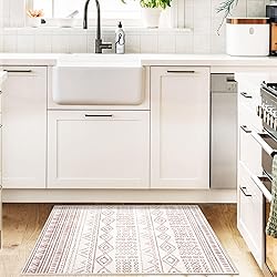 Area Rug 2x3 Entryway Rug, Washable Geometric Boho