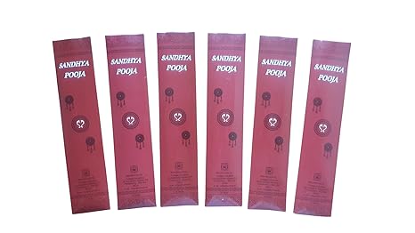Cottage Industries Sandhya Pooja Incense Sticks Set Of 6 Amazon