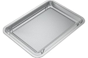 only fire Stainless Steel Baking Sheet with Rack Roasting Pans for Smokers and Pellet Grills Great Kitchen Baking Accessories