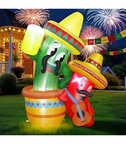 2Pcs Inflatable Parrots - 39" Tall PVC Tropical Party Decorations