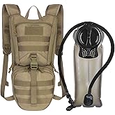 Unigear Tactical Hydration Packs Backpack 1050D with 3L Water Bladder, Thermal Insulation Pack Keeps Liquid Cool up to 4 Hours for Hiking, Cycling, Hunting and Climbing