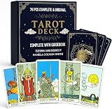 SOL 78pcs Tarot Card Deck and Guide Book for Beginners and Pros view 1