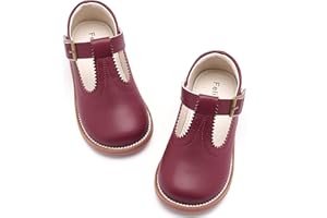 Felix & Flora Toddler Little Girl Mary Jane Dress Shoes - Ballet Flats for Easter Flower Girl Party School Shoes.