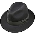 Swift - Lightweight Fedora - 100% Wool Felt - Crushable for Travel - Water Resistant - Snap Brim