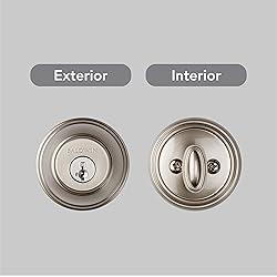 Baldwin Round, Single Cylinder Front Door Deadbolt