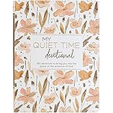 My Quiet Time Devotional - 365 Devotions for Women To Bring You Into The Peace Of The Presence of God Peach Floral Softcover Flexcover Gift Book w/Ribbon Marker