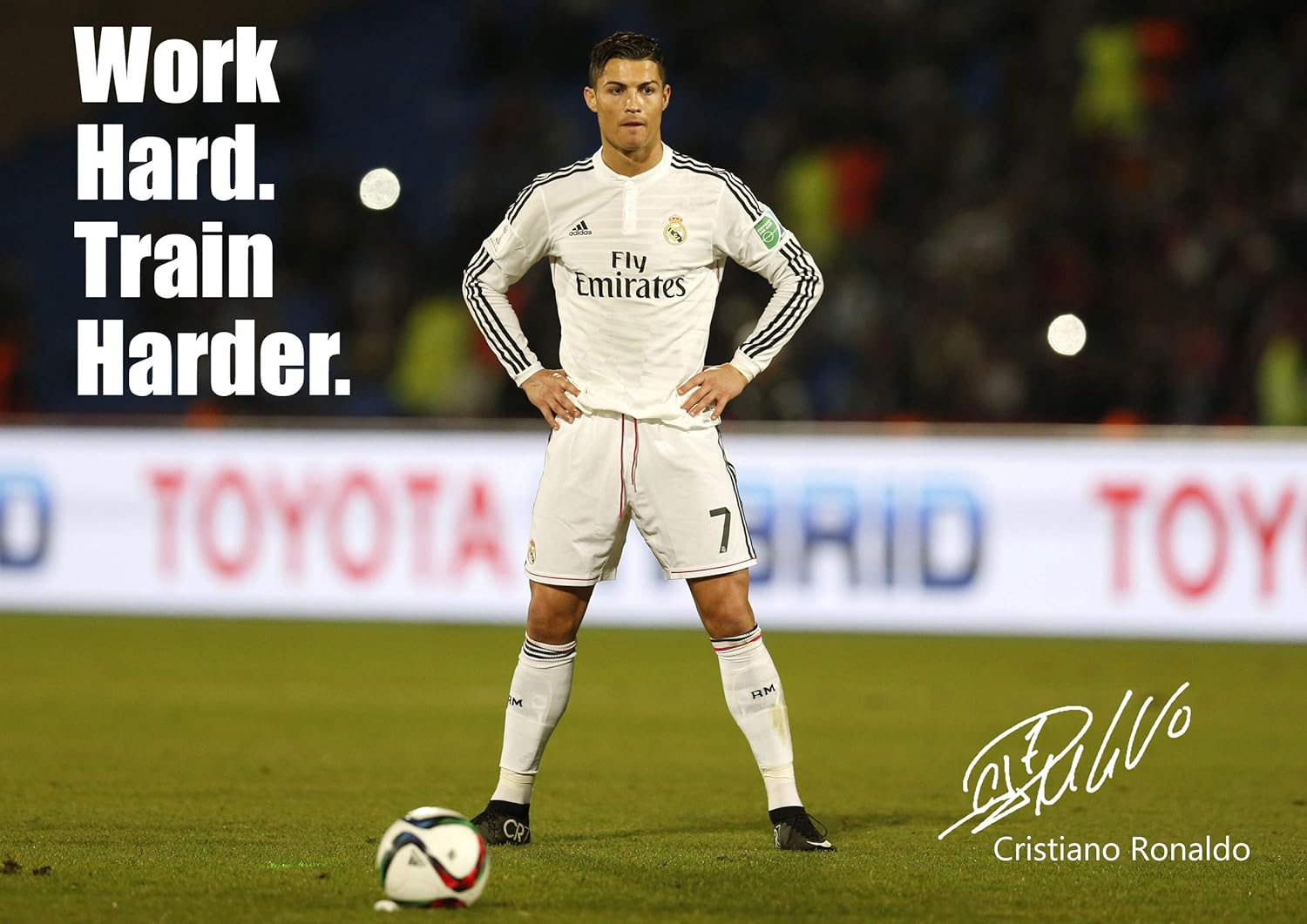 Cristiano Ronaldo #38 - de motivación con imagen firmada por ...