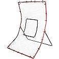 Franklin Sports Baseball Rebounders + Pitchback Nest - Pitch Return Trainer + Rebound Net with Attachable Pitching Target- All Angle Fielding Rebound Net for Grounders + Pop Flies
