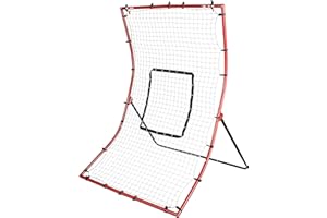 Franklin Sports Baseball Rebounders + Pitchback Nest - Pitch Return Trainer + Rebound Net with Attachable Pitching Target- All Angle Fielding Rebound Net for Grounders + Pop Flies