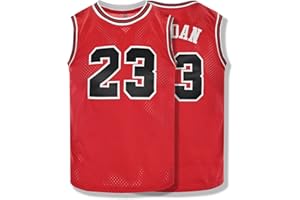 EHUQSU Mens Customized 23# Basketball Jersey King MVP Team Game Embroidered 90's Basketball Jersey S-XXL