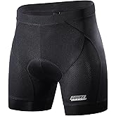 Souke Sports Men's Cycling Underwear Shorts 4D Padded Bike Bicycle MTB Liner Shorts with Anti-Slip Leg Grips