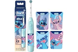 Oral-B Kid's Electric Battery Powered Toothbrush for Ages 3+, Extra Soft Bristles