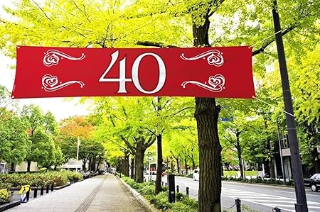 Folat Banner Edler 40. Geburtstag 40 x 180 cm