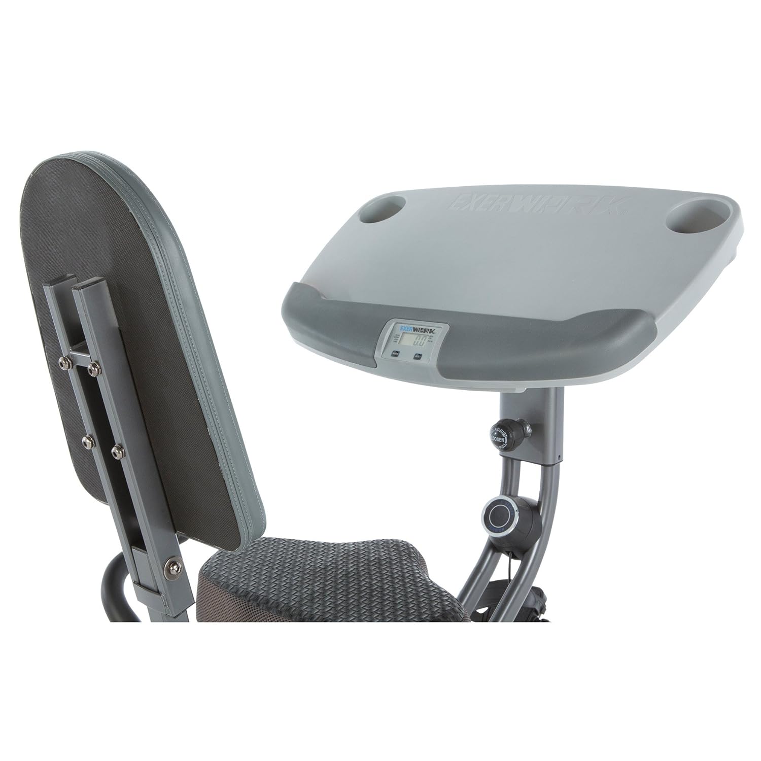 exerpeutic desk folding exercise bike