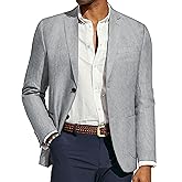 PJ PAUL JONES Mens Blazer Casual Sport Coats Regular Fit Two Button Suit Jacket Lightweight Sports Jacket