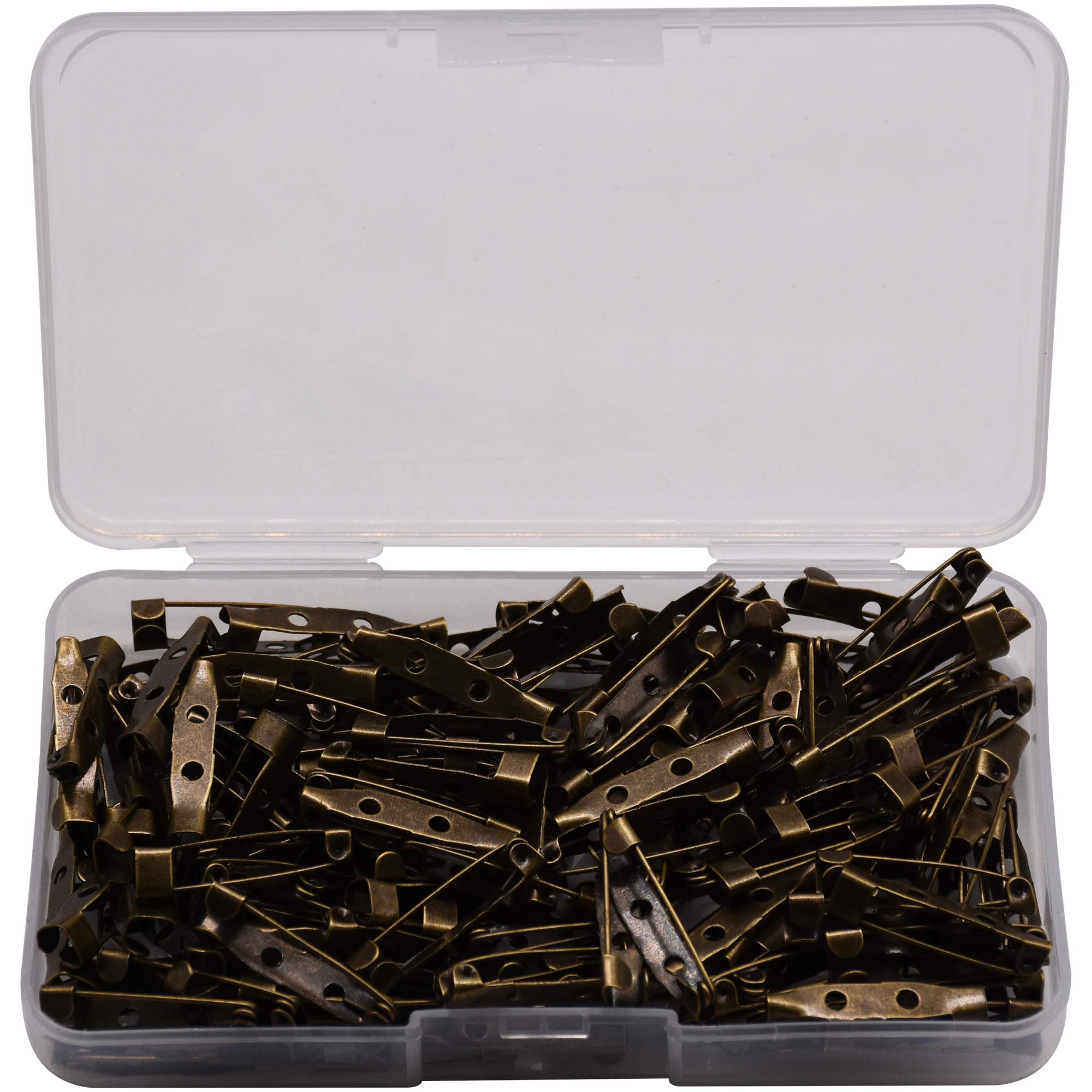 YOFASEN DIY Crafts Pins - Safety Pins Assorted for Crafts Clothing Arts Metal Locking Clip,2.5cm (150pcs)