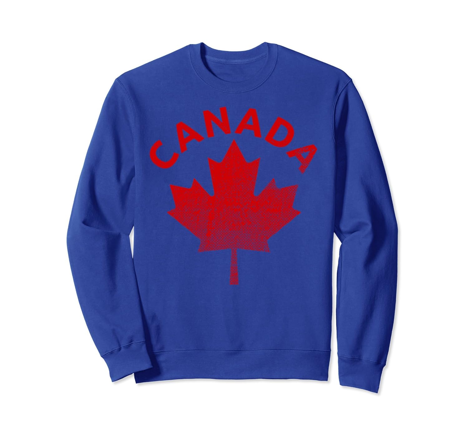 FLAG OF CANADA SHIRT Red White Fun Cool Canadian Sweatshirt-anz