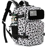 QT&QY 25L/45L Military Tactical Backpack For Men Molle Daypack 3 Day Bug Out Bag Hiking Rucksack With Bottle Holder