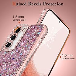 Lafunda for Samsung Galaxy S22 Case Glitter, Luxury