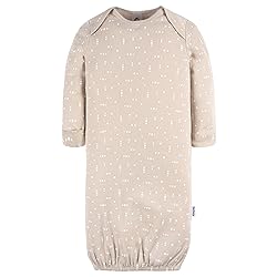 Gerber Baby 4-Pack Sleeper Gown, Eucalyptus