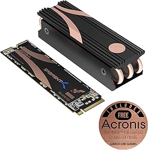 Sabrent 500GB Rocket Nvme PCIe 4.0 M.2 2280 Internal SSD Maximum Performance Solid State Drive with Heatsink (SB-ROCKET-NVMe4-HTSK-500)