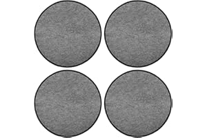 RUNROTOO 4pcs Tire Covers for Storage Felt Tote Wheel Felts Cover Bag for Car and Motorcycle Tires