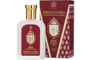 Truefitt & Hill Luxury Aftershave Balm - 1805 - Premium Soothing Moisturizer with Aloe Vera Extract - Ideal for Sensitive Skin, Razor Burn Relief, and a Silky Smooth Finish - 3.38 oz.