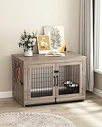 Piskyet Wooden Dog Crate Furniture with