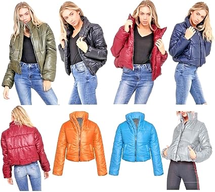 short padded puffer jacket