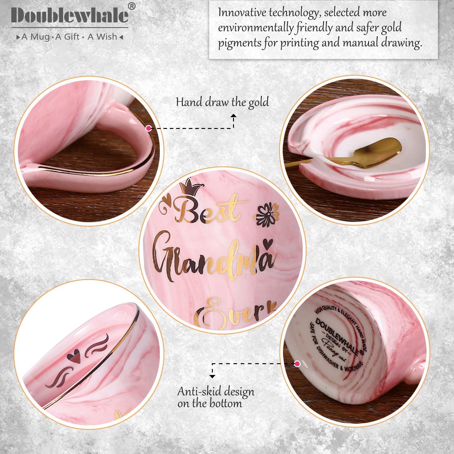 Doublewhale Grandma Gifts, Grandma Christmas Birthday Gifts for Nana Nan, Granny, Gran Gift - Image 4