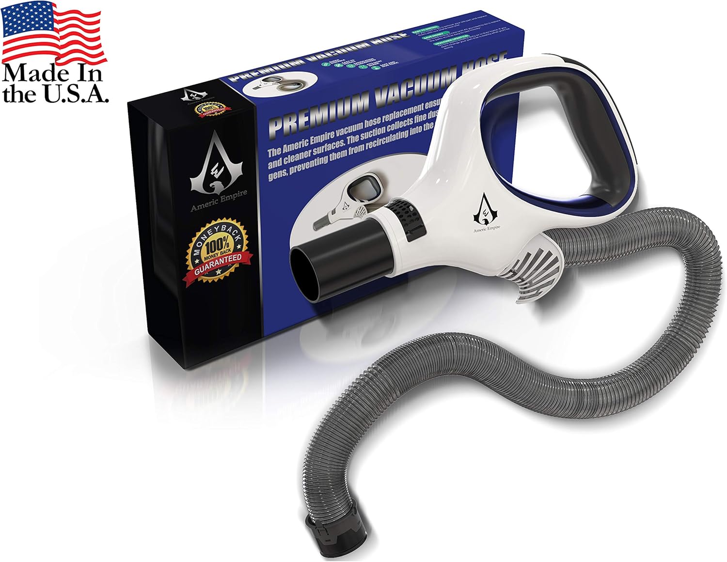 Americ Empire 【Improved 2020 Shark Rotator Hose Replacement | Shark Vacuum Parts for NV552, NV500, NV501, NV501 31, NV502. Shark Vacuum Accessories (Blue)