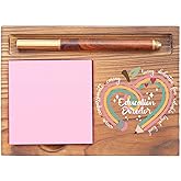 Education Director Sticky Note Holder, Appreciation Gift for Education Director, Educational Office Desk Decor for Teachers Staff, Thank You Gifts for Teacher's Day Week EDP182