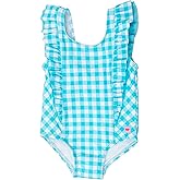 RuffleButts® Baby/Toddler Girls Ruffle Strap One Piece Swimsuit w/UPF 50+ Sun Protection