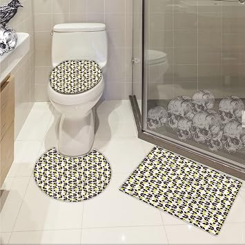 Jwchijimwyc Geometrische U Formigen Wc Teppich Set Retro