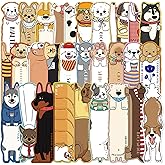 30PCS Bookmarks for Kid Cute Dog Bookmarks Animal Theme,Funny Bookmark for Men,Women, Book Lovers,Page Markers for Students Teachers Reading,DIY Art Decoration Cards,Romance Reader Present Handmade