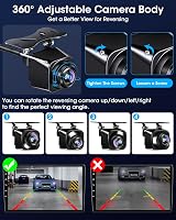 Vtopek Universal 360° Rotatable 170° Wide Angle Reverse Camera Opel Astra Corsa view 3