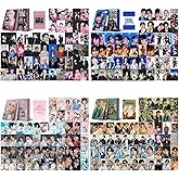 MeiYiYou 4Pack/220PCS Stray-Kids Photocards,Stray-Kids Lomo Cards Greeting Cards for Collection(Laser Card-White)