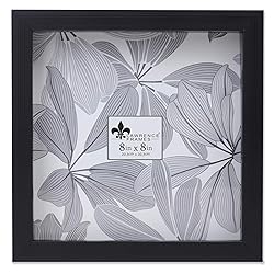 Lawrence Frames 785088 Shadow Box Frame, 8x8, Black