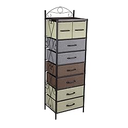 Household Essentials Victorian Style 8-Drawer Tower