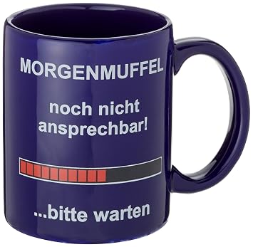 Fun Tasse Morgenmuffel Lustiger Kaffeebecher Mit Spruch Von Eatmyshirt