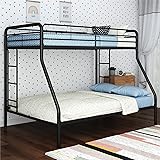 DHP Dusty Metal Bunk Bed with Secured