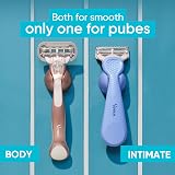 Gillette Venus Pubic Hair & Skin Razor Refills 4 Count with Aloe view 7