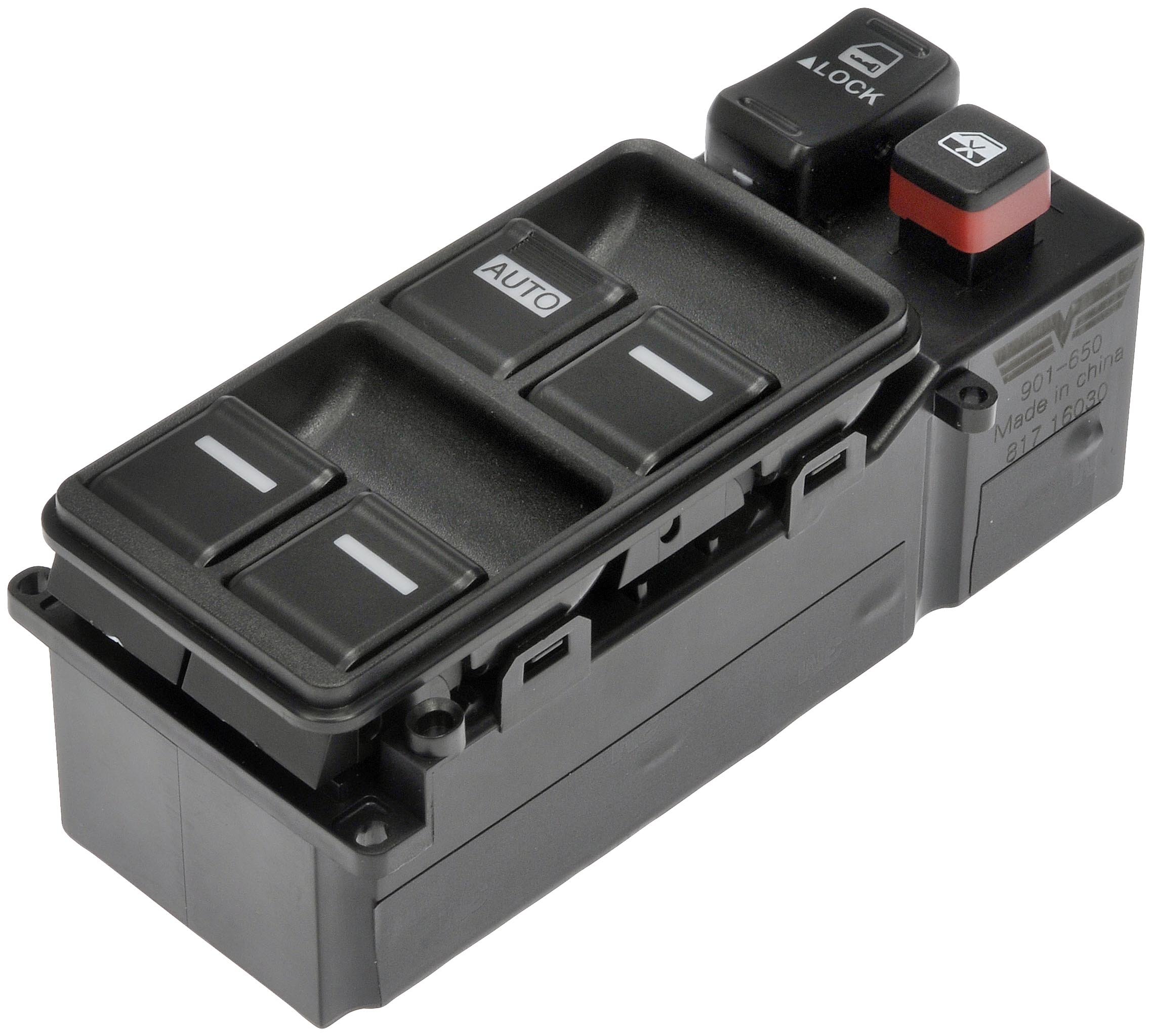 Photo 1 of Dorman 901-650 Front Driver Side Master Window Switch 6 Button Compatible with Select Honda Models