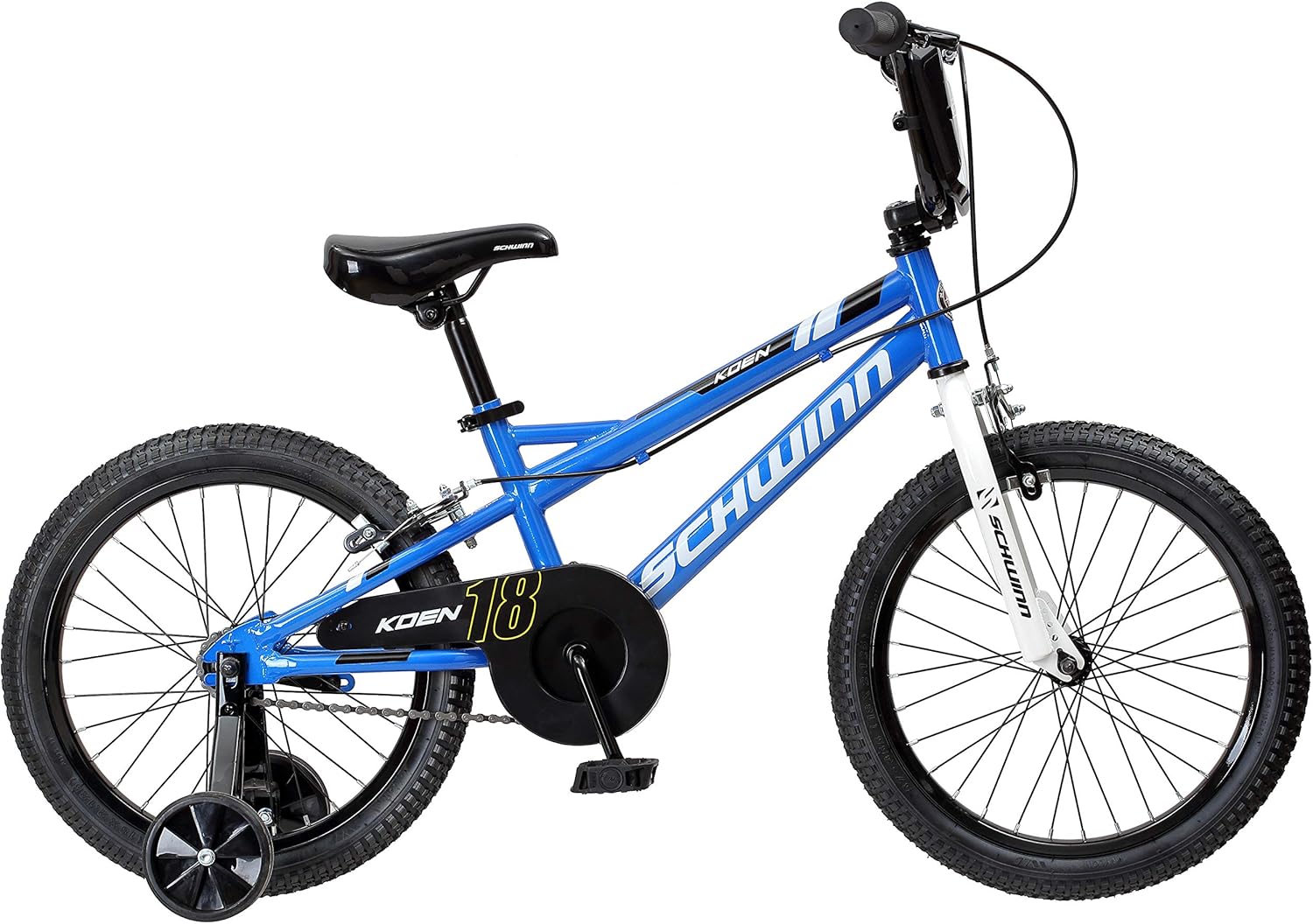 Schwinn Koen Boys Bike for Toddlers and Kids, 18-Inch Wheels, Blue : Sports & Outdoors