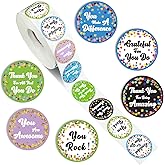 1000 Pcs Kudos Appreciation Stickers Retro You are Awesome Thanks for Being Amazing You Make a Difference Envelope Seals for Graduation Employees Nurses Teacher Appreciation(Confetti Style)