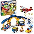 LEGO Sonic The Hedgehog Tails’ Workshop and Tornado Plane 76991 Building Toy Set, Airplane Toy with 4 Sonic Figures and Accessories for Creative Role Play, Gift for 6 Year Olds who Love Gaming