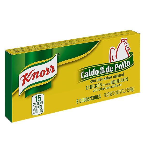 KNORR CUBE BOUILLON, CHICKEN, 8 CUBES, 3.1 OZ