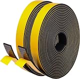UPSEN Weather Stripping Foam Tape 20mm x 3mm x 8m Adhesive Seal Tape