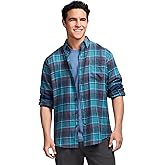 IZOD Men's Stratton Flannel Long Sleeve Button Down Shirt